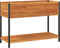 vidaXL - Plantenbak - met - schap - 110x45x80 - cm - massief - acaciahout - en - staal
