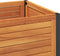 vidaXL - Plantenbak - met - schap - 110x45x80 - cm - massief - acaciahout - en - staal