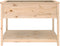 vidaXL - Plantenbak - met - schap - 111,5x111,5x81 - cm - massief - grenenhout