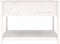 vidaXL - Plantenbak - met - schap - 111,5x111,5x81 - cm - massief - grenenhout - wit