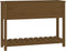 vidaXL - Plantenbak - met - schap - 111,5x34,5x81 - cm - grenenhout - honingbruin