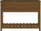 vidaXL - Plantenbak - met - schap - 111,5x34,5x81 - cm - grenenhout - honingbruin