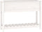 vidaXL - Plantenbak - met - schap - 111,5x34,5x81 - cm - massief - grenenhout - wit
