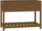 vidaXL - Plantenbak - met - schap - 111,5x54x81 - cm - grenenhout - honingbruin