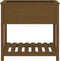 vidaXL - Plantenbak - met - schap - 82,5x54x81 - cm - grenenhout - honingbruin