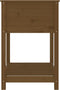 vidaXL - Plantenbak - met - schap - 82,5x54x81 - cm - grenenhout - honingbruin