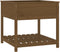 vidaXL - Plantenbak - met - schap - 82,5x82,5x81 - cm - grenenhout - honingbruin