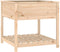 vidaXL - Plantenbak - met - schap - 82,5x82,5x81 - cm - massief - grenenhout