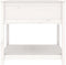 vidaXL - Plantenbak - met - schap - 82,5x82,5x81 - cm - massief - grenenhout - wit