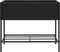 vidaXL - Plantenbak - met - schap - poly - rattan - zwart