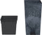vidaXL - Plantenbak - met - uitneembare - bak - beton-look - 21/49 - L - PP - antraciet