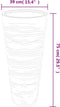 vidaXL - Plantenbak - met - uitneembare - bak - geribbeld - 18/45 - L - PP - wit