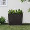 vidaXL - Plantenbak - met - uitneembare - bak - rattan-look - 12/44 - L - PP - bruin