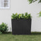 vidaXL - Plantenbak - met - uitneembare - bak - rattan-look - 12/44 - L - PP - antraciet