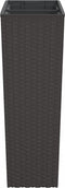 vidaXL - Plantenbak - met - uitneembare - bak - rattan-look - 12/44 - L - PP - bruin