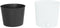 vidaXL - Plantenbak - met - uitneembare - bak - rattan-look - 15/15,3 - L - PP - wit