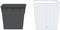 vidaXL - Plantenbak - met - uitneembare - bak - rattan-look - 21/32 - L - PP - wit