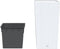 vidaXL - Plantenbak - met - uitneembare - bak - rattan-look - 21/49 - L - PP - wit