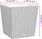 vidaXL - Plantenbak - met - uitneembare - bak - rattan-look - 37/64 - L - PP - bruin