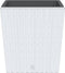 vidaXL - Plantenbak - met - uitneembare - bak - rattan-look - 37/64 - L - PP - wit