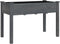 vidaXL - Plantenbak - met - voering - 118x59x76 - cm - massief - vurenhout - grijs