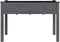vidaXL - Plantenbak - met - voering - 118x59x76 - cm - massief - vurenhout - grijs