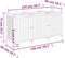 vidaXL - Plantenbak - met - voering - 150x50x75 - cm - massief - acaciahout