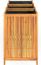 vidaXL - Plantenbak - met - voering - 150x50x75 - cm - massief - acaciahout