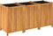 vidaXL - Plantenbak - met - voering - 150x50x75 - cm - massief - acaciahout