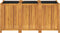 vidaXL - Plantenbak - met - voering - 150x50x75 - cm - massief - acaciahout