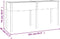 vidaXL - Plantenbak - met - voering - 161x45x76 - cm - massief - vurenhout