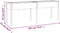 vidaXL - Plantenbak - met - voering - 203x53x76 - cm - massief - vurenhout - bruin