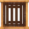 vidaXL - Plantenbak - met - voering - 31x31x75 - cm - massief - acaciahout