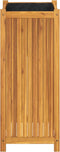 vidaXL - Plantenbak - met - voering - 42x42x100 - cm - massief - acaciahout