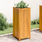 vidaXL - Plantenbak - met - voering - 42x42x100 - cm - massief - acaciahout