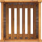 vidaXL - Plantenbak - met - voering - 42x42x100 - cm - massief - acaciahout