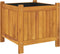 vidaXL - Plantenbak - met - voering - 42x42x40 - cm - massief - acaciahout