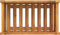 vidaXL - Plantenbak - met - voering - 54x31x30 - cm - massief - acaciahout