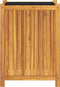 vidaXL - Plantenbak - met - voering - 54x31x75 - cm - massief - acaciahout