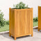 vidaXL - Plantenbak - met - voering - 54x31x75 - cm - massief - acaciahout