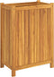 vidaXL - Plantenbak - met - voering - 54x31x75 - cm - massief - acaciahout
