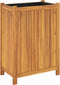 vidaXL - Plantenbak - met - voering - 54x31x75 - cm - massief - acaciahout