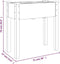 vidaXL - Plantenbak - met - voering - 71x37x76 - cm - massief - vurenhout - grijs