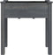 vidaXL - Plantenbak - met - voering - 71x37x76 - cm - massief - vurenhout - grijs