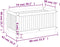 vidaXL - Plantenbak - met - voering - 80x42x40 - cm - massief - acaciahout