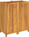vidaXL - Plantenbak - met - voering - 84x42x100 - cm - massief - acaciahout