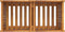 vidaXL - Plantenbak - met - voering - 84x42x75 - cm - massief - acaciahout
