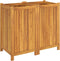 vidaXL - Plantenbak - met - voering - 84x42x75 - cm - massief - acaciahout