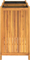 vidaXL - Plantenbak - met - voering - 84x42x75 - cm - massief - acaciahout