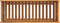vidaXL - Plantenbak - met - voering - 99,5x38x50 - cm - massief - acaciahout